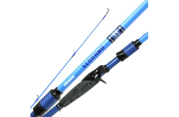 Image of Okuma Serrano Bass, Medium-Heavy, 1 Piece, Casting Rod Split Winn And Eva Rear Grip with C-40X Skeleton Reel Seat 24 Ton Carbon Blank, 73, SRN-C-731MH