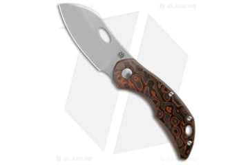Image of Olamic Cutlery Busker Largo Folding Knife, 2.50in, CPM MagnaCut, Sheepsfoot Blade, Titanium Black/Brown/Gray Handle, Steel/Black/Brown/Gray, 5.875in, BHQ-189603