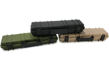 Image of Old Southern Brass Black 50 Caliber BMG Real Bullet Bottle Opener w/ Rifle Case Gift Box, Desert Tan, One Size, OSB-50BLACK-GBT