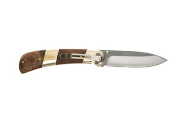 Image of Old Timer Ironwood Assisted Folding Knife, 3in, 7Cr17Mov Stainless Steel Blade, 4in, Wood Handle, 1100028