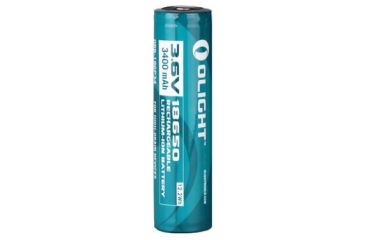 Image of Olight 18650 Rechargeable Lithium-Ion Battery - 3400mAh, Blue OLIGHT-18650-3400MAH-CARD