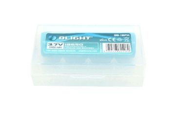 Image of 3.7V Protected Lithium Button Top Battery,3400mAh,Blue,Plastic Box