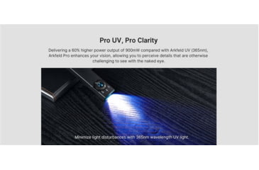 Image of Olight Arkfeld Pro 1300 Lumens LED Rechargeable Flashlight with UV Light &amp; Green Laser, Black, ARKFELD-PRO-3R-BKV