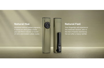 Image of Olight Arkfeld Ultra 1400 Lumens LED Flashlight w/Green Laser Sight, Olive Green, Arkfeld Ultra