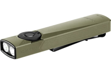 Image of Olight Arkfeld Ultra 1400 Lumens LED Flashlight w/Green Laser Sight, Olive Green, Arkfeld Ultra