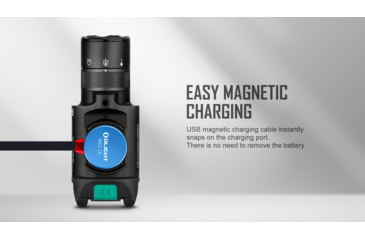 Image of Olight Baldr Pro R Rechargeable And Green Laser Combo LED Flashlight, Cool White, 1350 Lumens, Black, FL-OL-BALDRPROR-BK