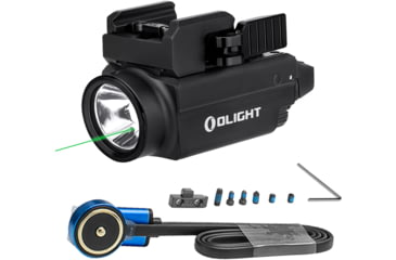 Image of Olight Baldr S Tactical w/ Green Laser LED Flashlight, 800 Lumens, Black, FL-OL-BALDRS-BK