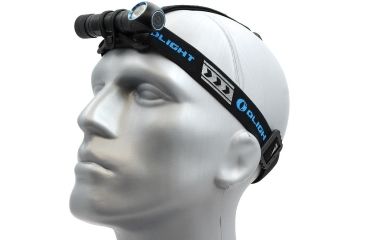 Image of Olight H2R CW Rechargeable LED Headlamp, CREE XHP50 Cool White LED, 2300 Lumens, 1 x 18650 Included, Black, OLIGHT-H2R-CW