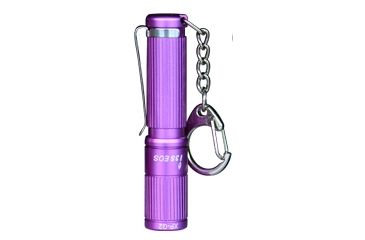 Image of Olight i3S LED Flashlight, 80 Lumens, Purple Body, Black OLIGHT-I3S-PURPLE
