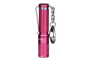 Image of Olight i3S LED Flashlight, 80 Lumens, Red Body, Black OLIGHT-I3S-RED