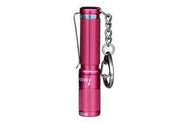 Image of Olight i3S LED Flashlight with 80 Lumen CREE XP-G2 LED - Uses 1 x AAA - Red Body, Black OLIGHT-I3S-RED