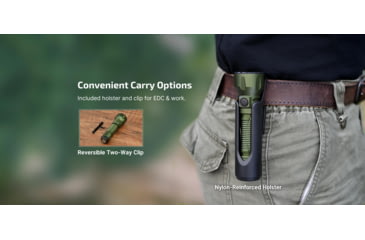 Image of Olight Javelot Long Throw LED Flashlight, Lithium Ion, White, 1350 Lumen, Black, 6975498003687