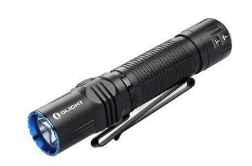 Image of Olight M2R Warrior Rechargeable Pocket-Friendly Tactical Flashlight, CREE XHP35 HD Neutral White LED, 1500 Lumens, 1 x 18650 Included, Black OLIGHT-M2R-NW