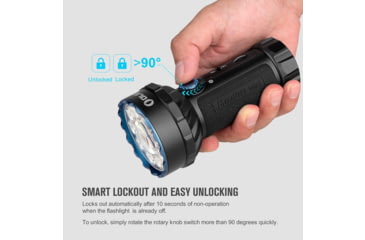 Image of Olight Marauder Mini, Rechargeable Hand, held Flashlight, RGB Light, 7,000 Lumens, Black, MARAUDERMINI
