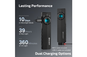 Image of Olight ArkPro Lite Rechargeable 1200 Lumen EDC Flashlight with UV Light