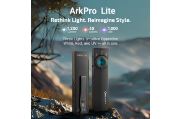Image of Olight ArkPro Lite Rechargeable 1200 Lumen EDC Flashlight with UV Light
