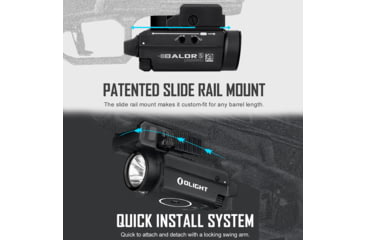Image of Olight Baldr S 800 Lumens LED Tactical Flashlight with Green Laser