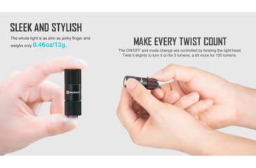 Image of Olight I1R 2 EOS 150 Lumens LED Rechargeable Keychain Flashlight