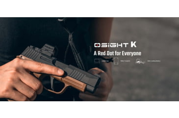 Image of Osight K 1x 21x14mm Reflex Red Dot Sight