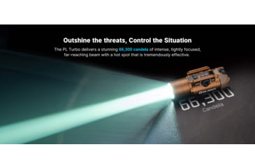 Image of Olight PL Turbo Valkyrie 800 Lumens LED Long Range Rail Mount Flashlight