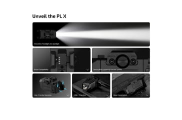 Image of Olight Pl X Dual Beam Compact Rail Light Black