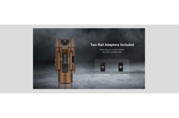 Image of EDEMO Olight Olight PL3 Valkyrie 1300 Lumen Tactical Light - Black, Black, FL-OL-PL3-BK, EDEMO2
