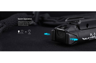 Image of EDEMO Olight Olight PL3 Valkyrie 1300 Lumen Tactical Light - Black, Black, FL-OL-PL3-BK, EDEMO2