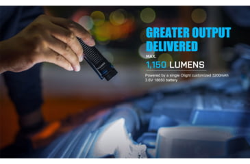 Image of Olight S2R Baton II 1150 Lumens LED Rechargeable Flashlight