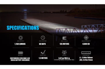 Image of Olight S2R Baton II 1150 Lumens LED Rechargeable Flashlight