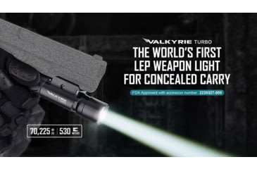 Image of Olight Valkyrie 250 Lumens LED Turbo LEP Tactical Flashlight