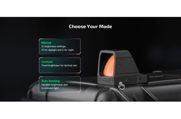 Image of Olight Osight Red Dot Sight, 3 MOA Red Dot, Black, 6975498004073