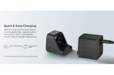 Image of Olight Osight Red Dot Sight, 3 MOA Red Dot, Black, 6975498004073