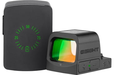 Image of Olight Osight S 1x17-21mm Reflex Red Dot Sight, 2 MOA Dot, Black, Osight S