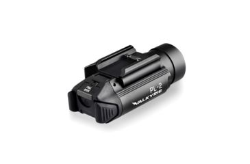 Image of Olight PL-2 Valkyrie Rail Mounted LED Pistol Light, Picatinny and Glock Rails, CREE XHP35 HI CW LED, 1200 Lumens, Includes 2 x CR123As, Black, PL-2-VALKYRIE