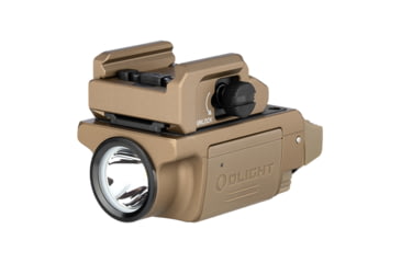 Image of Olight PL-MINI 3 Valkyrie 600 Lumen LED Rail Mount Weapon Light, Lithium Ion, Desert Tan, 6975498005223