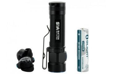 Image of Olight S1A Baton LED Flashlight - CREE XM-L2 LED - 600 Lumens, Black OLIGHT-S1A