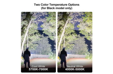 Image of Olight Seeker 4 Pro CW, Rechargeable Handheld Flashlight, 4,600 Lumens, Black, Includes Holster, SEEKER4PROMTBKCW