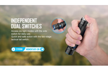 Image of Olight Warrior Mini 2 Rechargeable EDC LED Flashlight, 1750 Lumens, Tan, FL-OL-WARMINI2-TN