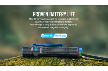 Image of Olight Warrior Mini 2 Rechargeable EDC LED Flashlight, 1750 Lumens, Tan, FL-OL-WARMINI2-TN