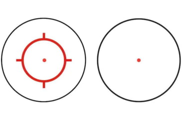 Image of Osight S Reflex Red Dot Sight, 1x, 21x14mm, 2 MOA Dot and 32 MOA Circle with Magnetic USB-C Rechargeable Charging Cover, Black, 6978095650087