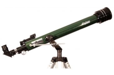 Image of Olivon Alpha Lyra 60mm Refractor 700mm Focal Length AZ-2 Telescope, Green, Large OLALAZ60-US