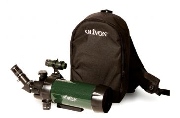 Image of Olivon Alpha Lyra MAK90 Telescope, Green, Large OLAL90MAKTA-US