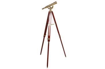 Image of Olivon Brass 50mm Objective Lens Diameter with 15x-45x Zoom Telescope, Brass, Large OLBR154550-US