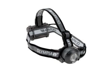 Image of Olympia Luxeon Rebel LED Headlamp, Gray with Black Stripe EX230