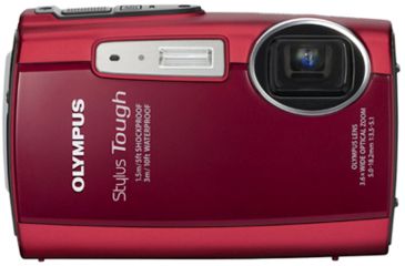 Image of Olympus Stylus Digital Camera Tough 3000, 12MP, Red