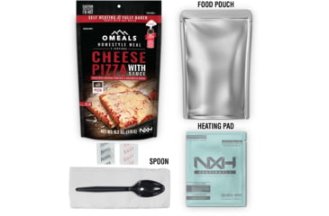 Image of OMEALS Cheese Pizza, 20.2 oz, Multi, 7.5 inches x 1 inch x 11.25 inches, OMEPZ2