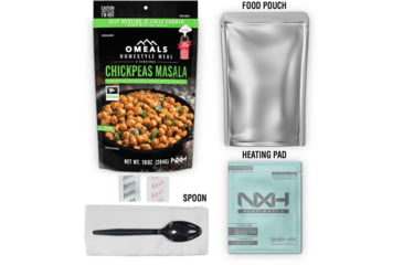 Image of OMEALS Chickpea Masala, 20.2 oz, Multi, 7.5 inches x 1 inch x 11.25 inches, OMEV6