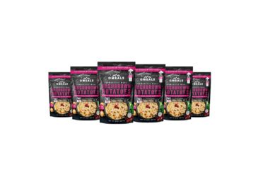 Image of Omeals Hashbrown Potatoes with Bacon and Onions, 6 pack, 7.5 inches x 2 inches x 10.75 inches OMEP1X6