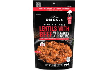 Image of Omeals Homestyle Meal, Lentils With Beef