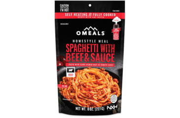 Image of OMEALS Spaghetti w/Meat Sauce, 7.5 inches x 1 inch x 11.25 inches, OMEM6